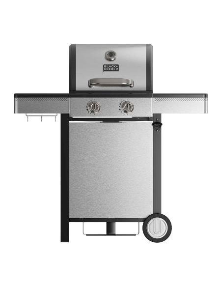 Barbacoa de gas bxog7200e con 2 quemadores 116 x 58 x 118,5 cm 8432406330016 74482 BLACK+DECKER