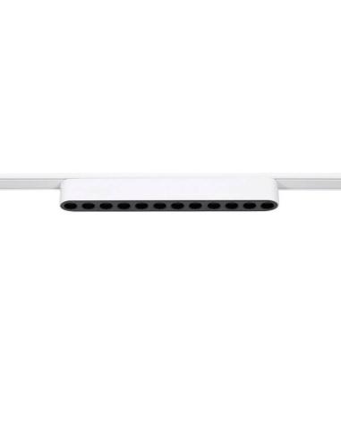 Foco carril SNOW SLIM 252mm 48V, 12W, 24º, UGR16, blanco
