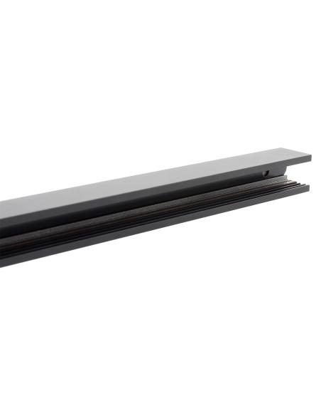 MAGNETIC TRACK Ultra Thin superficie Carril negro 1m