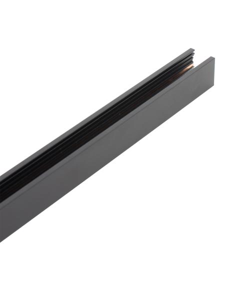 MAGNETIC TRACK Ultra Thin superficie Carril negro 1m