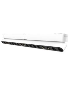 Foco carril SNOW SLIM 378mm Basculante 48V, 18W, 24º, blanco