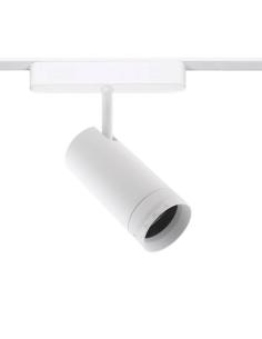 Foco carril SPOT SLIM 48V, 12W, 10-55º ajustable, blanco