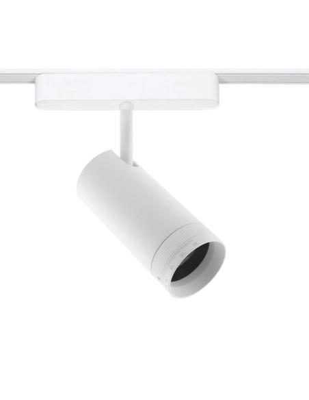 Foco carril SPOT SLIM 48V, 12W, 10-55º ajustable, blanco