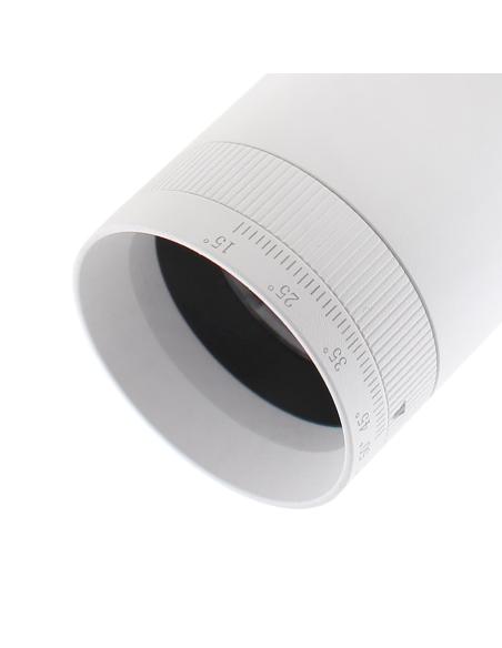 Foco carril SPOT SLIM 48V, 12W, 10-55º ajustable, blanco