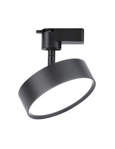 Foco LED KAST carril monofásico, 24W, negro 2