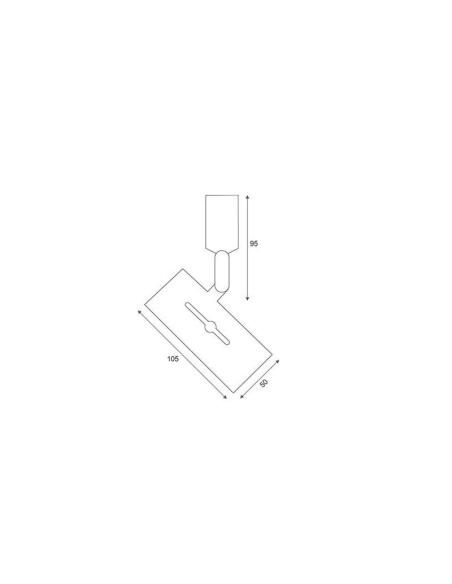 RAIL HIDRA Housing E27 monofásico