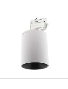 Foco carril blanco PROLUX Rail Housing Round Ø110