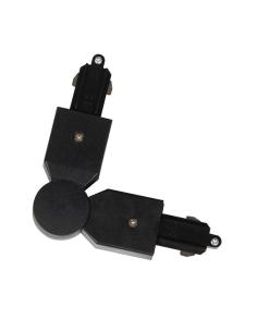 Unión articulada carril trifásico, negro 2