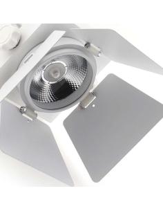 Foco carril Monofásico CINEMA chip CREE led, blanco, 35W 2