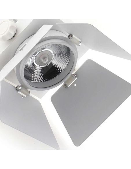 Foco carril Monofásico CINEMA chip CREE led, blanco, 35W