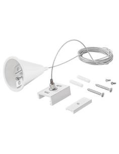 Colgante para carril trifásico, 2m, blanco