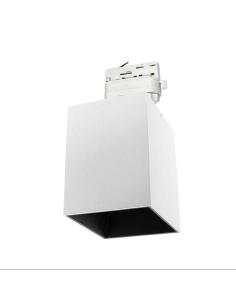 Foco de carril blanco PROLUX Rail Housing Square 110