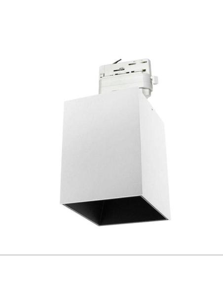 Foco de carril blanco PROLUX Rail Housing Square 110