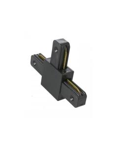 Unión T carril monofásico, negro 2