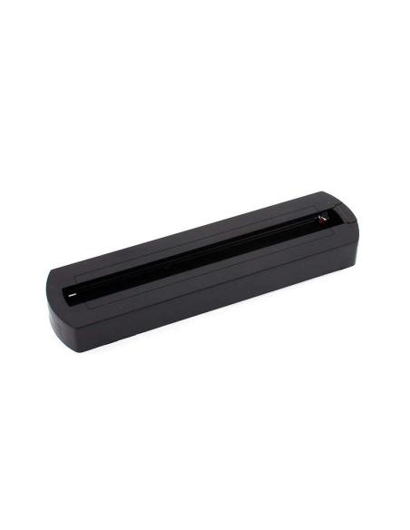 Base para techo de Carril Monofásico, negro