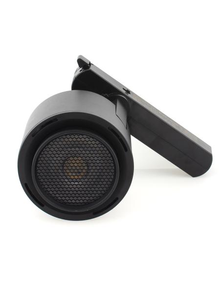 Foco carril Monofásico ROMA, 40W-34W, negro, regulable 24º-60º, UGR13, CCT