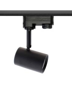 RAIL COOK Housing GU10, negro, foco carril trifásico
