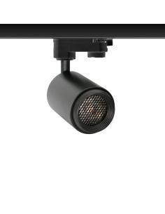 Foco carril Monofásico mini CRONOLUX RAIL LED negro 12W, CRI-90