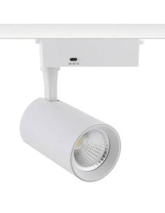 Foco carril Monofásico IOS Bridgelux, 30W, blanco, 48º, CCT