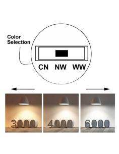 Foco carril Monofásico IOS Bridgelux, 30W, blanco, 48º, CCT 2