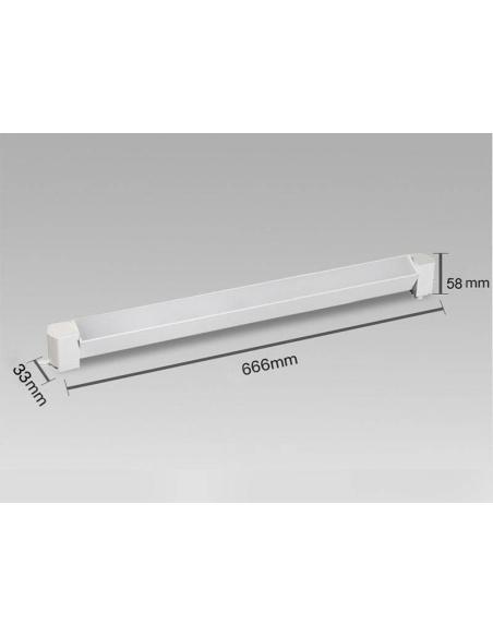 Foco carril LINEAL NING RAIL 600, 24W, blanco