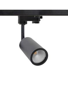 Foco carril Monofásico mini CRONOLUX RAIL LED negro 9W
