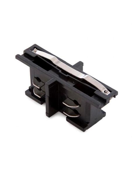 Unión mini I carril trifásico, negro