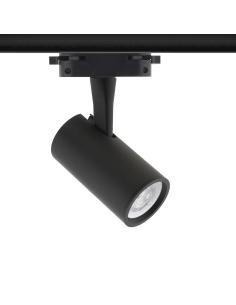 Foco LED RAIL KAT, 7W, negro, monofásico