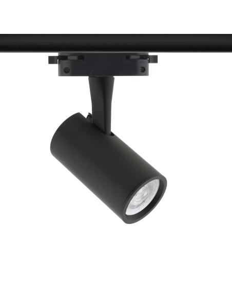 Foco LED RAIL KAT, 7W, negro, monofásico