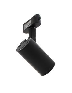 Foco LED RAIL KAT, 7W, negro, monofásico 2