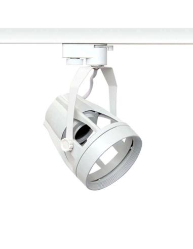Foco LED RAIL DOKOS Housing E27 blanco carril Trifásico