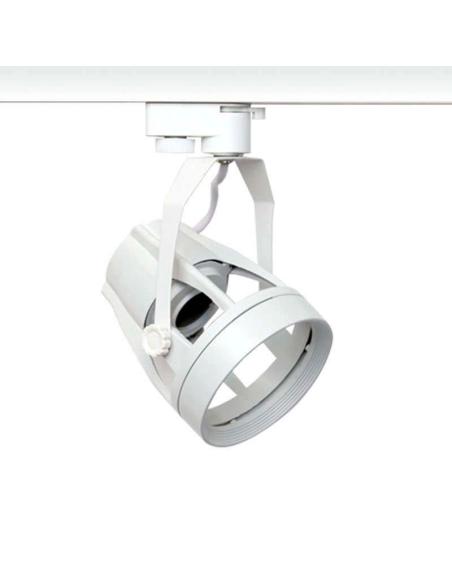 Foco LED RAIL DOKOS Housing E27 blanco carril Trifásico