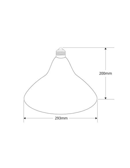 Pack 2 Bombillas E27 Led Profresh para Verduras, 50W