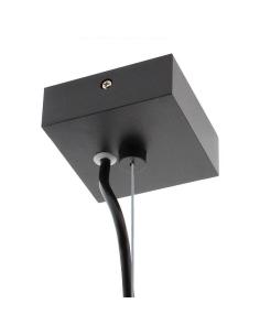 Kit suspensión cuadrado negro, 80x80mm