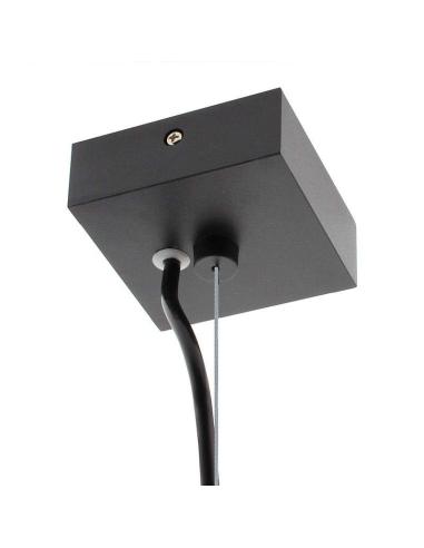 Kit suspensión cuadrado negro, 80x80mm