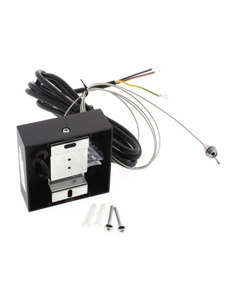 Kit suspensión cuadrado negro, 80x80mm