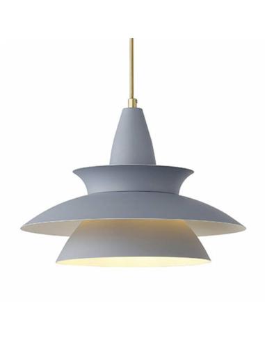 Lámpara colgante led PLUTO 12W regulable, azul