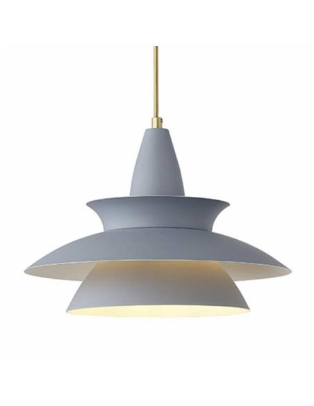 Lámpara colgante led PLUTO 12W regulable, azul