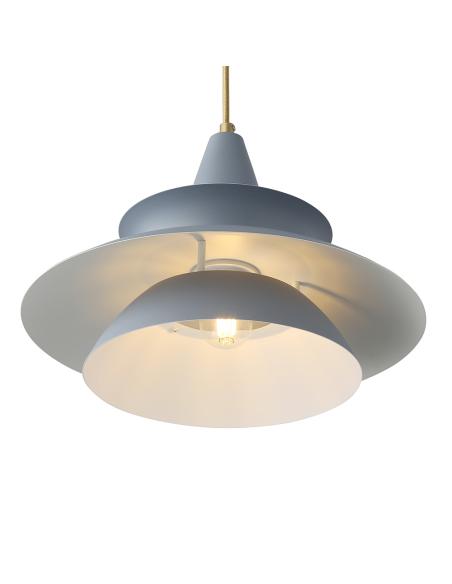 Lámpara colgante led PLUTO 12W regulable, azul