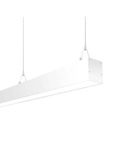 Lámpara colgante SERK, 70W, 200cm, TRIAC regulable, blanco
