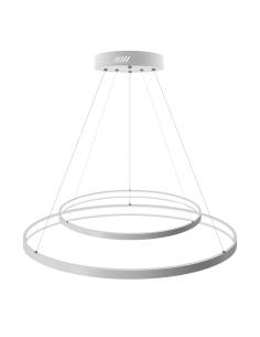 Luminaria colgante ELIX, 60W, blanco, Ø57+38cm