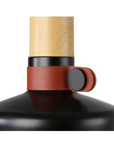 Lámpara colgante TROI, negro, E27 2