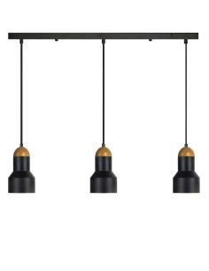 Lámpara colgante led KORE 36W regulable, negro