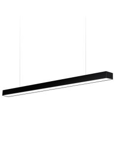 Lámpara colgante MOD SUSPEND, 30W, 150cm, superficie/suspendido, negro
