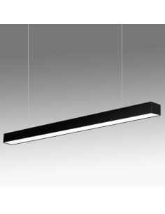 Lámpara colgante MOD SUSPEND, 30W, 150cm, superficie/suspendido, negro 2