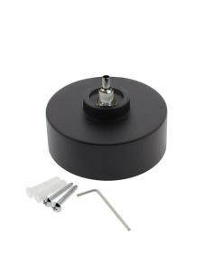 Florón redondo negro, Ø75mm, Ø3mm 2