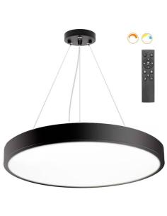 Kramfor BIG Suspend, 70W, Ø80cm, CCT, negro