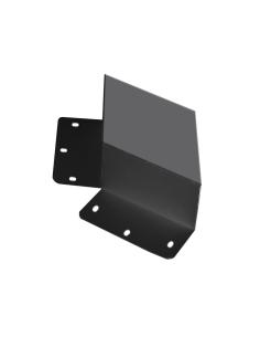 Unión doble 60° negra para luminaria lineal MOD