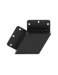 Unión doble 60° negra para luminaria lineal MOD 2