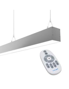 Lámpara colgante SERK DUAL, 28W, 120cm, regulable + mando 2